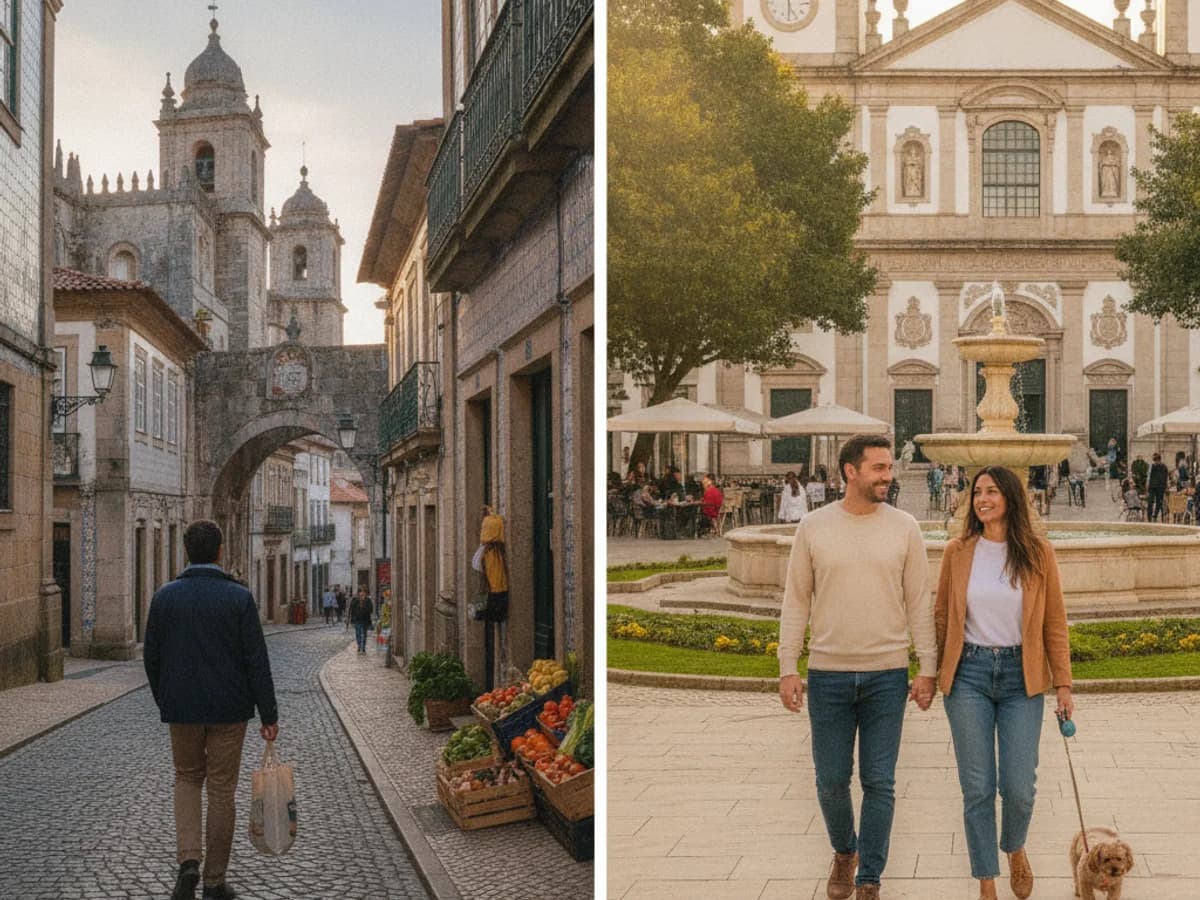 Coimbra ou Braga pour la retraite : comparer le quotidien