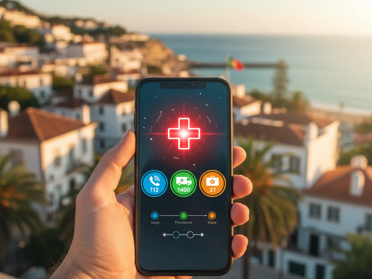 Téléphone et fiche des numéros d'urgence médicale au Portugal